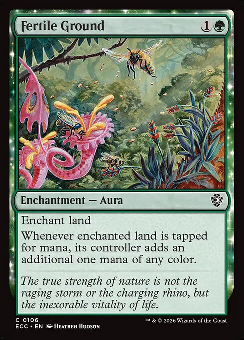 Fertile Ground - Lorwyn Eclipsed Commander Magic card