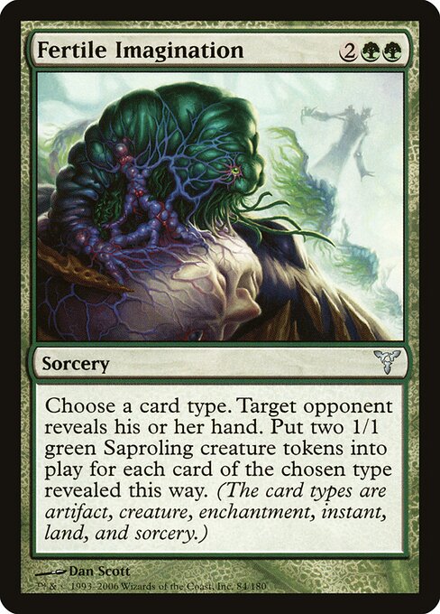 Fertile Imagination - Dissension Magic card