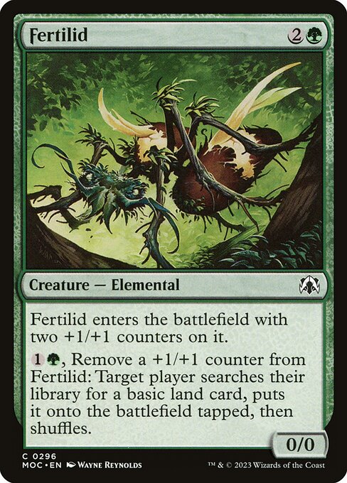 Fertilid - March of the Machine Commander Magic card