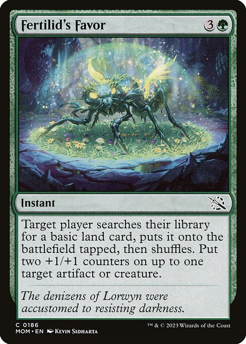 Fertilid's Favor - March of the Machine Magic card