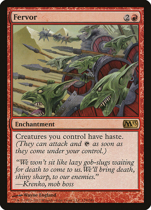 Fervor - Magic 2013 Magic card