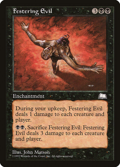 Festering Evil - Weatherlight Magic card