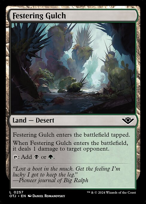 Festering Gulch - Outlaws of Thunder Junction Magic card