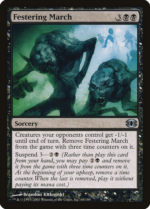 Festering March - Future Sight Magic card
