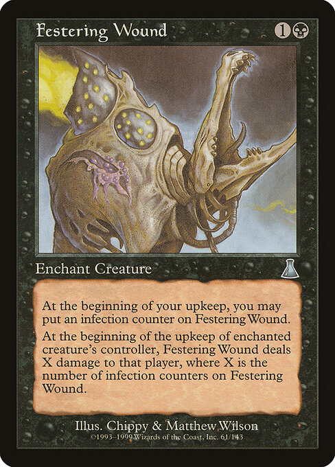 Festering Wound - Urza's Destiny Magic card