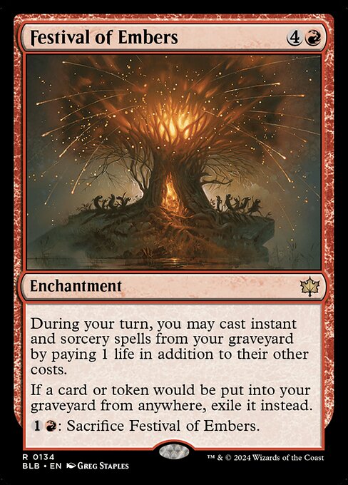 Festival of Embers - Bloomburrow Magic card