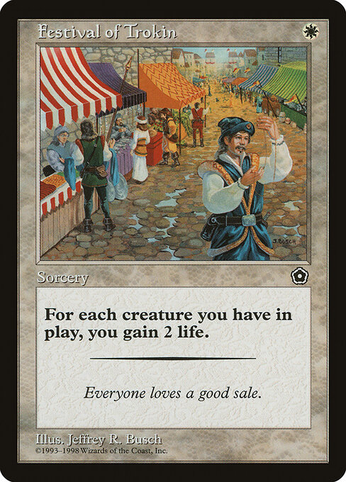 Festival of Trokin - Portal Second Age Magic card