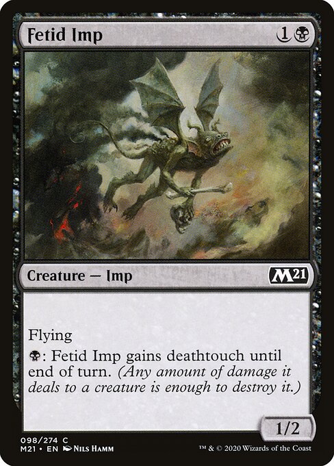 Fetid Imp - Core Set 2021 Magic card