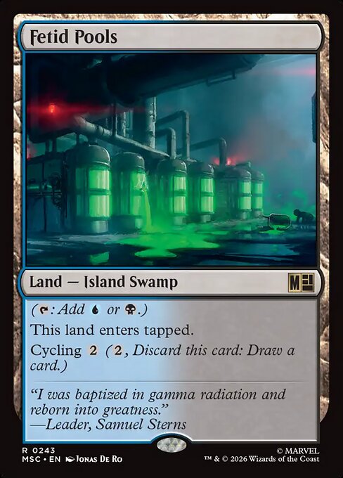 Fetid Pools - Marvel Super Heroes Commander Magic card