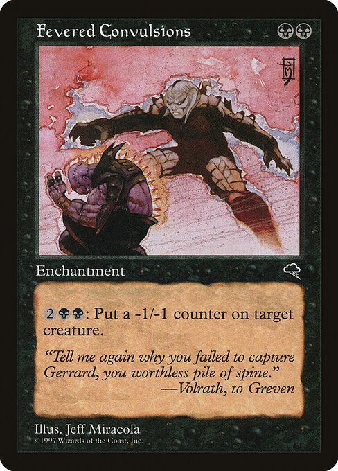 Fevered Convulsions - Tempest Magic card
