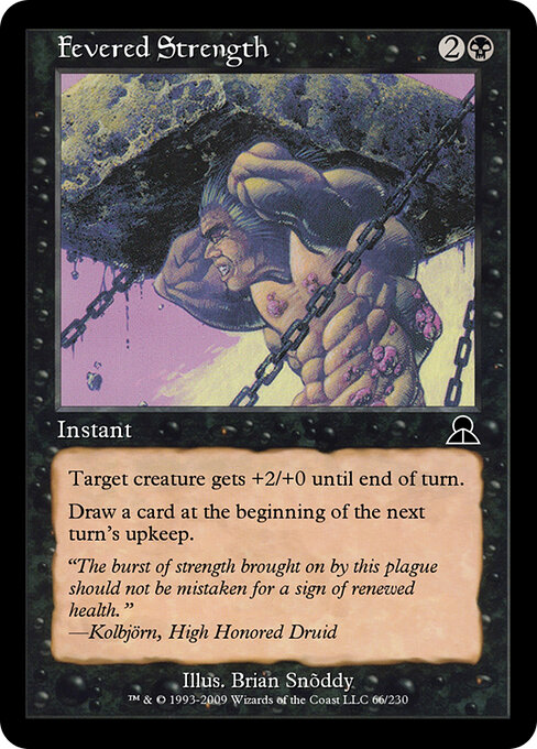 Fevered Strength - Masters Edition III Magic card