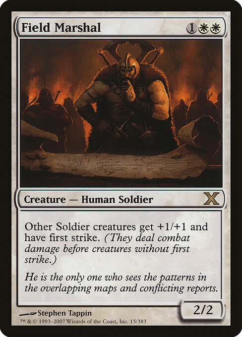 Field Marshal - Tenth Edition Magic card