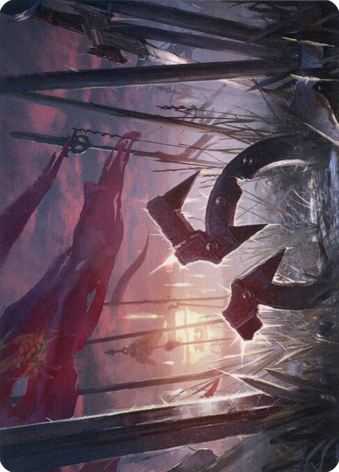 Field of Ruin // Field of Ruin - Midnight Hunt Art Series (#72) - Illustrated by Chris Ostrowski - Magic: The Gathering Card