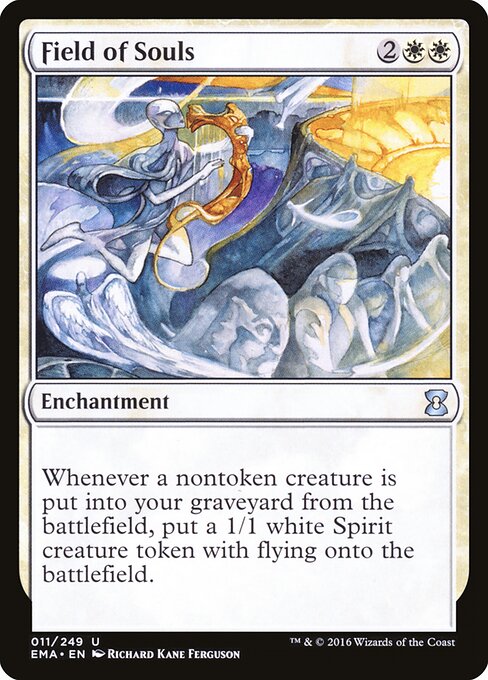 Champ des âmes (Field of Souls) - Tempest (#18) - Illustrated by Richard Kane Ferguson - Magic: The Gathering Card