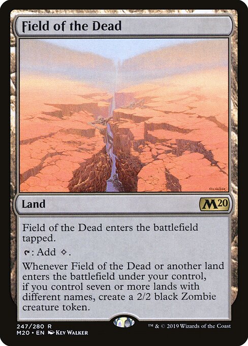Field of the Dead - Core Set 2020 Magic card