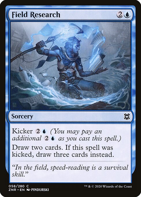 Field Research - Zendikar Rising Magic card