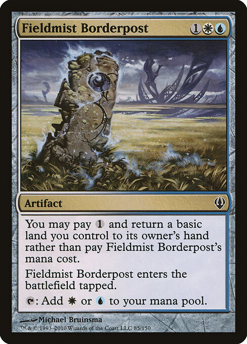 Fieldmist Borderpost - Archenemy Magic card