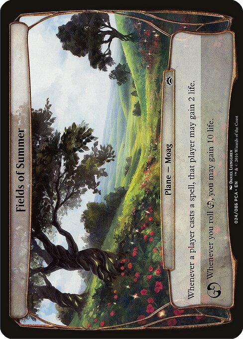 Fields of Summer - Planechase Anthology Planes (#24) - Illustrated by Daniel Ljunggren - Magic: The Gathering Card