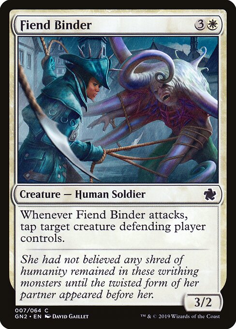 Fiend Binder - Game Night 2019 Magic card