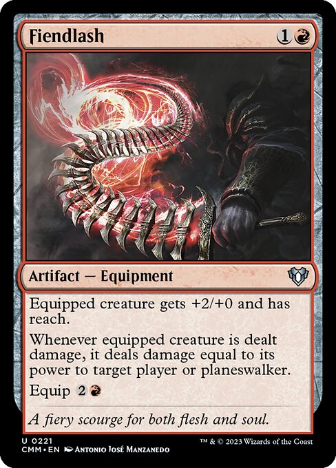 Fiendlash - Commander Masters (#221) - Illustrated by Antonio José Manzanedo - Magic: The Gathering Card