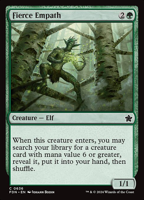 Fierce Empath - Foundations Magic card