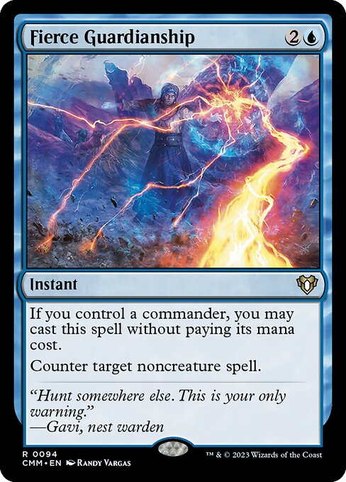 Fierce Guardianship - Commander Masters Magic card