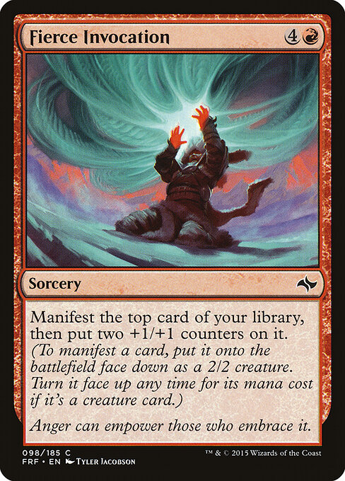 Fierce Invocation - Fate Reforged Magic card
