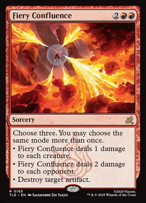 Fiery Confluence - Avatar: The Last Airbender Eternal Magic card