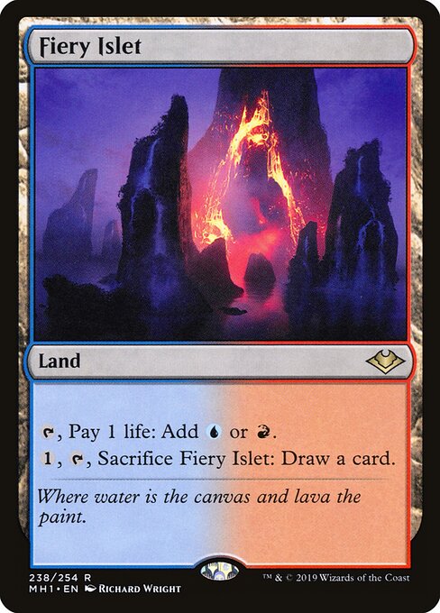 Fiery Islet - Modern Horizons Magic card