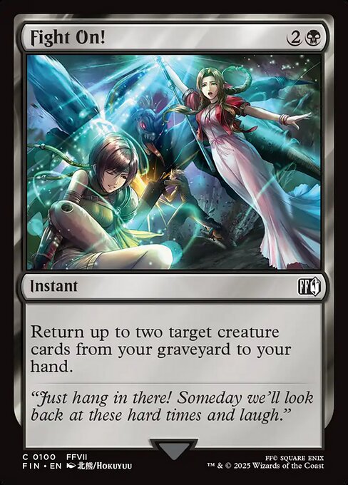 Fight On! - Final Fantasy Magic card