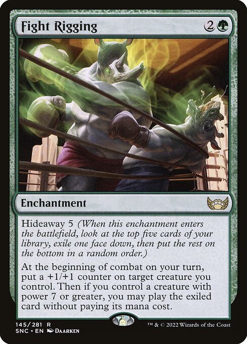Fight Rigging - Streets of New Capenna Magic card