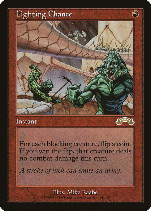 Fighting Chance - Exodus Magic card