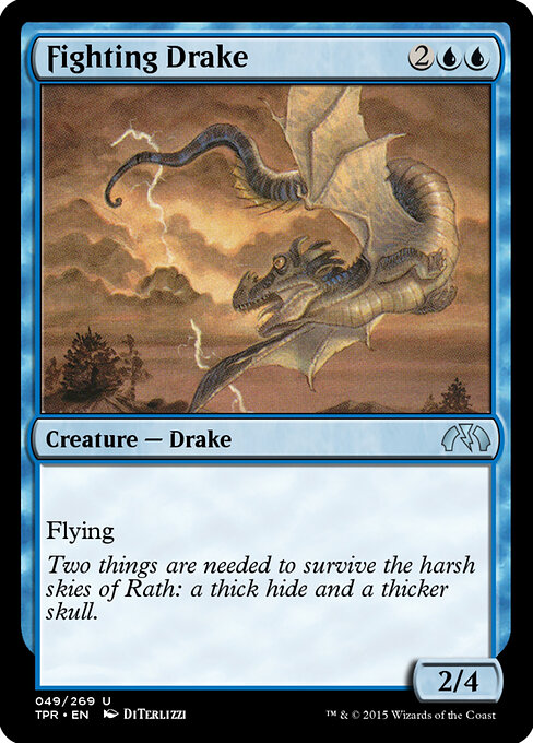 Fighting Drake - Tempest Remastered Magic card