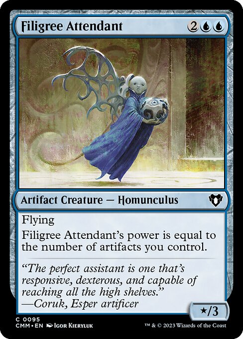 Filigree Attendant - Commander Masters Magic card