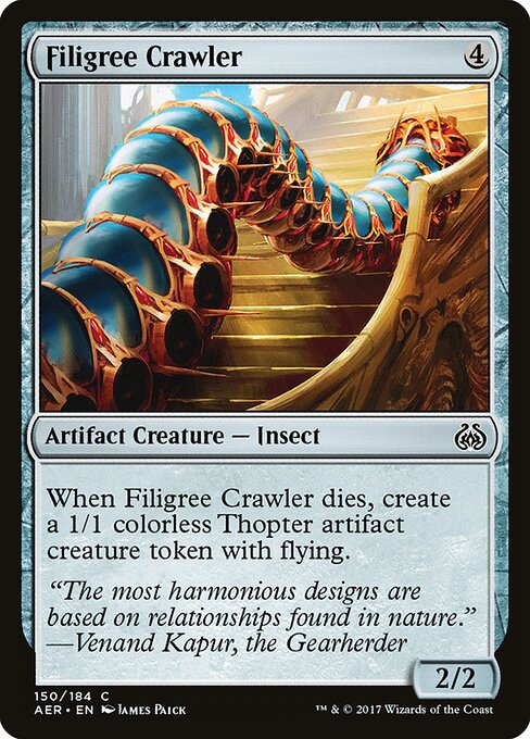 Filigree Crawler - Aether Revolt Magic card