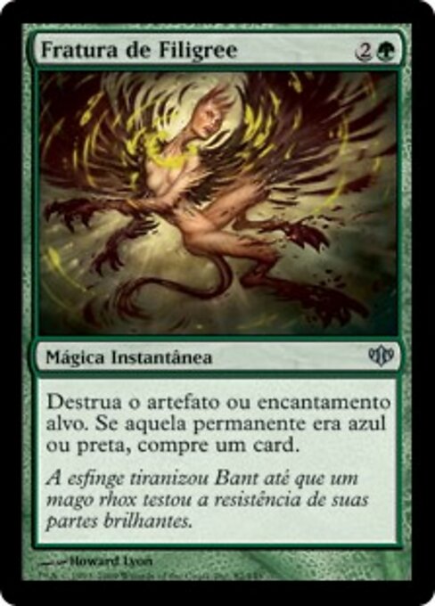 丝金断裂 (Filigree Fracture) - Conflux (#82) - Illustrated by Howard Lyon - Magic: The Gathering Card