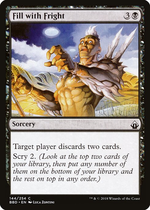 Fill with Fright - Battlebond Magic card