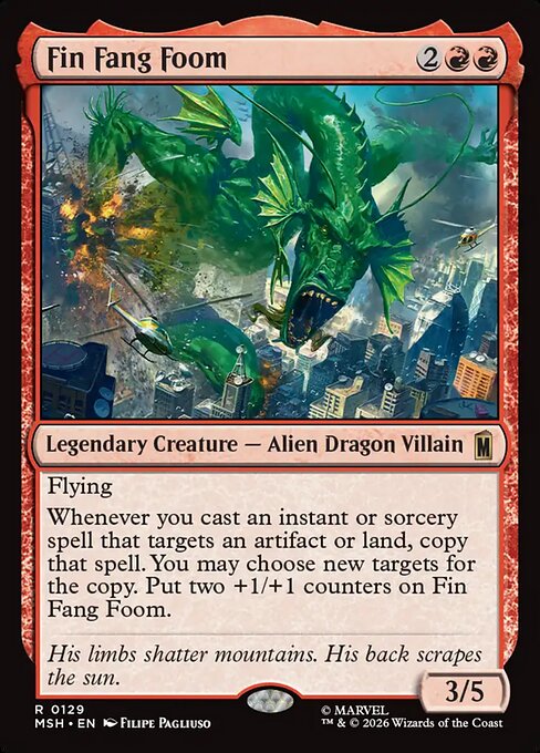 Fin Fang Foom - Marvel Super Heroes Magic card