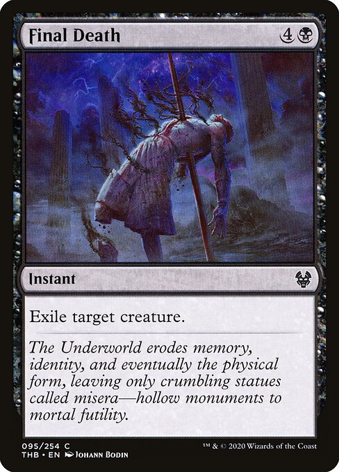 Final Death - Theros Beyond Death Magic card