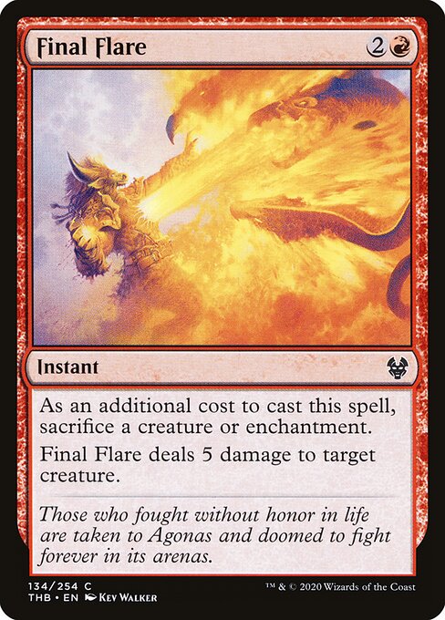 Final Flare - Theros Beyond Death Magic card