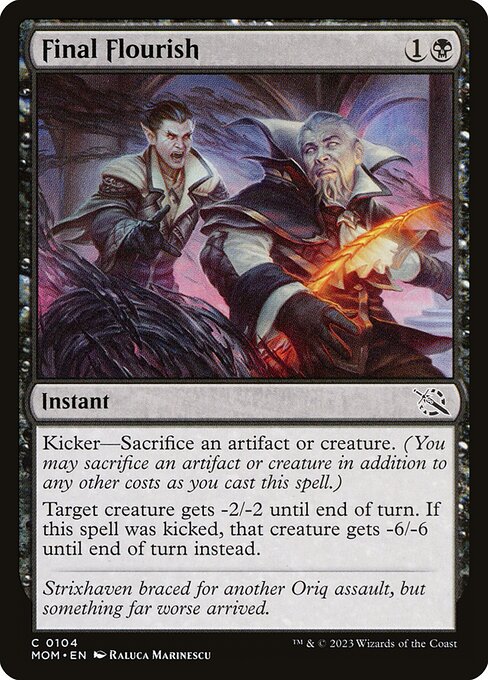 Final Flourish - March of the Machine Magic card