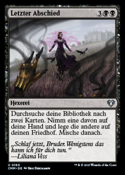 Commiato Definitivo (Final Parting) - Dominaria (#93) - Illustrated by Eric Deschamps - Magic: The Gathering Card