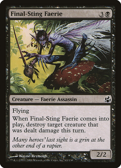 Final-Sting Faerie - Morningtide Magic card