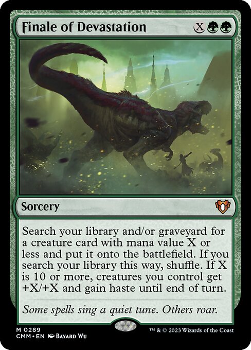 Finale of Devastation - Commander Masters Magic card