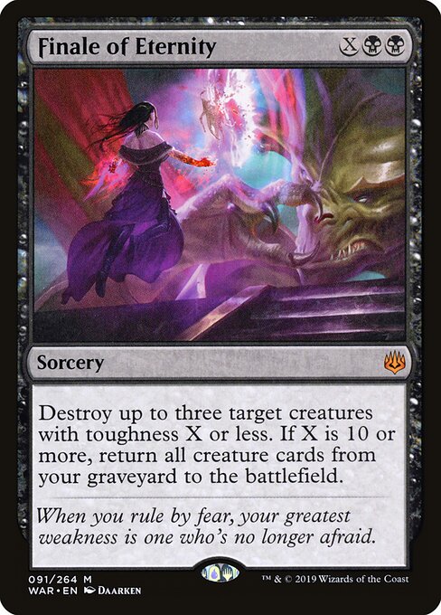 Finale of Eternity - War of the Spark (#91) - Illustrated by Daarken - Magic: The Gathering Card
