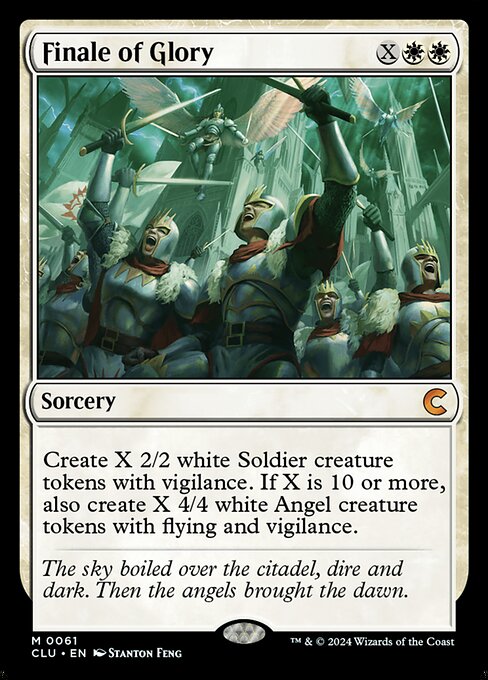 Finale of Glory - Ravnica: Clue Edition Magic card