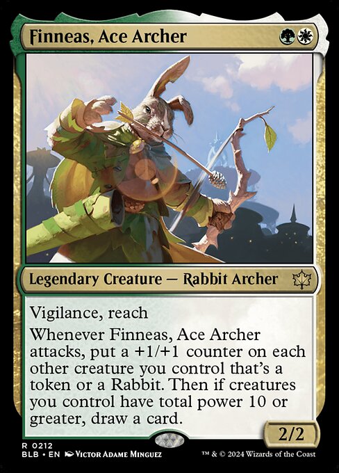 Finneas, Ace Archer - Bloomburrow Magic card