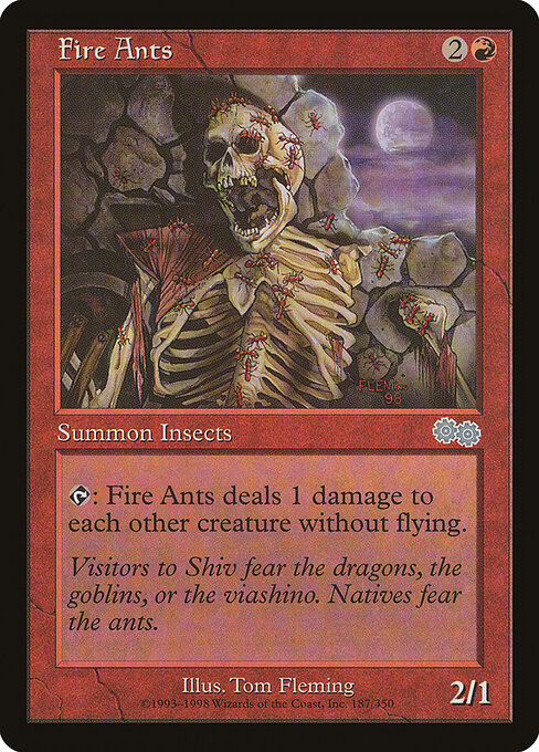 Fire Ants - Urza's Saga Magic card