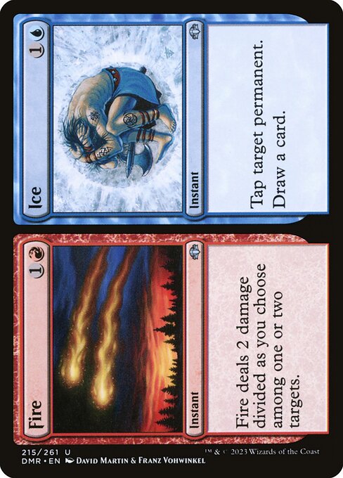 Fire // Ice - Friday Night Magic 2006 (#12a) - Illustrated by David Martin & Franz Vohwinkel - Magic: The Gathering Card