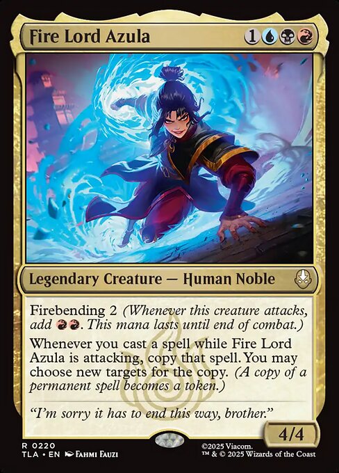 Fire Lord Azula - Avatar: The Last Airbender Magic card